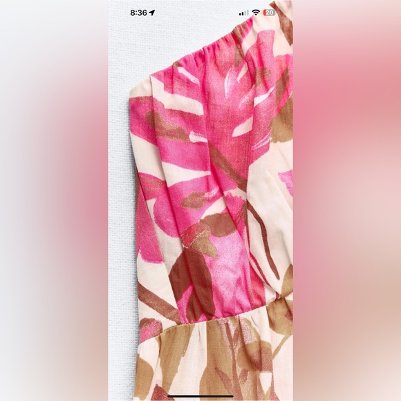 NWT zara long print dress size small multicolored - Picture 6 of 7